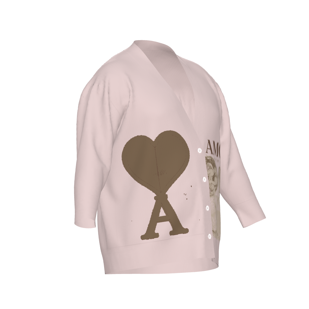 THE BIRTH OF VENUS Unisex Plus Size Cardigan