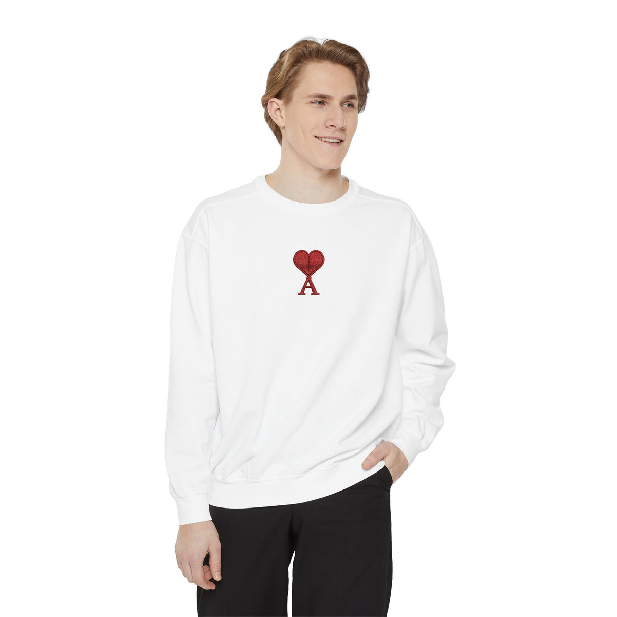 AMOUR crewneck sweater