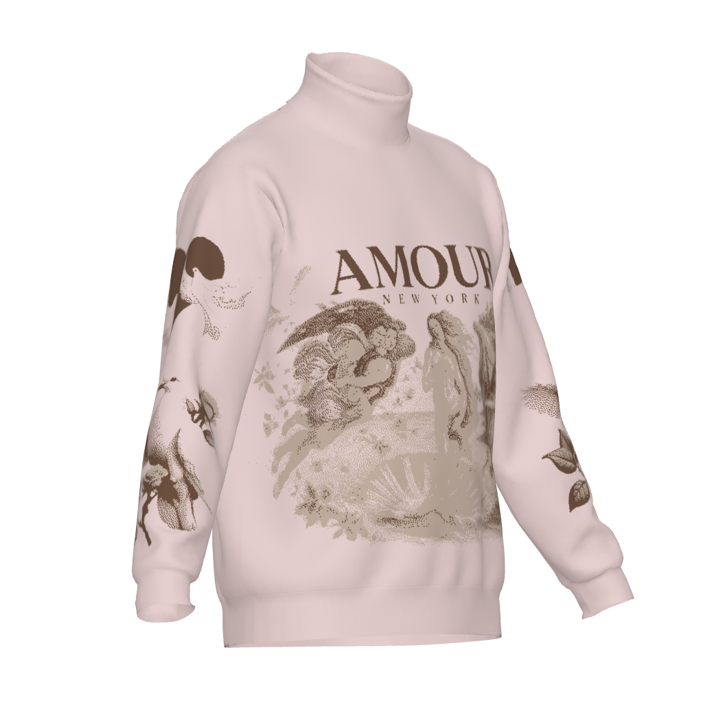 The Birth of Venus Unisex Turtle Neck Sweater