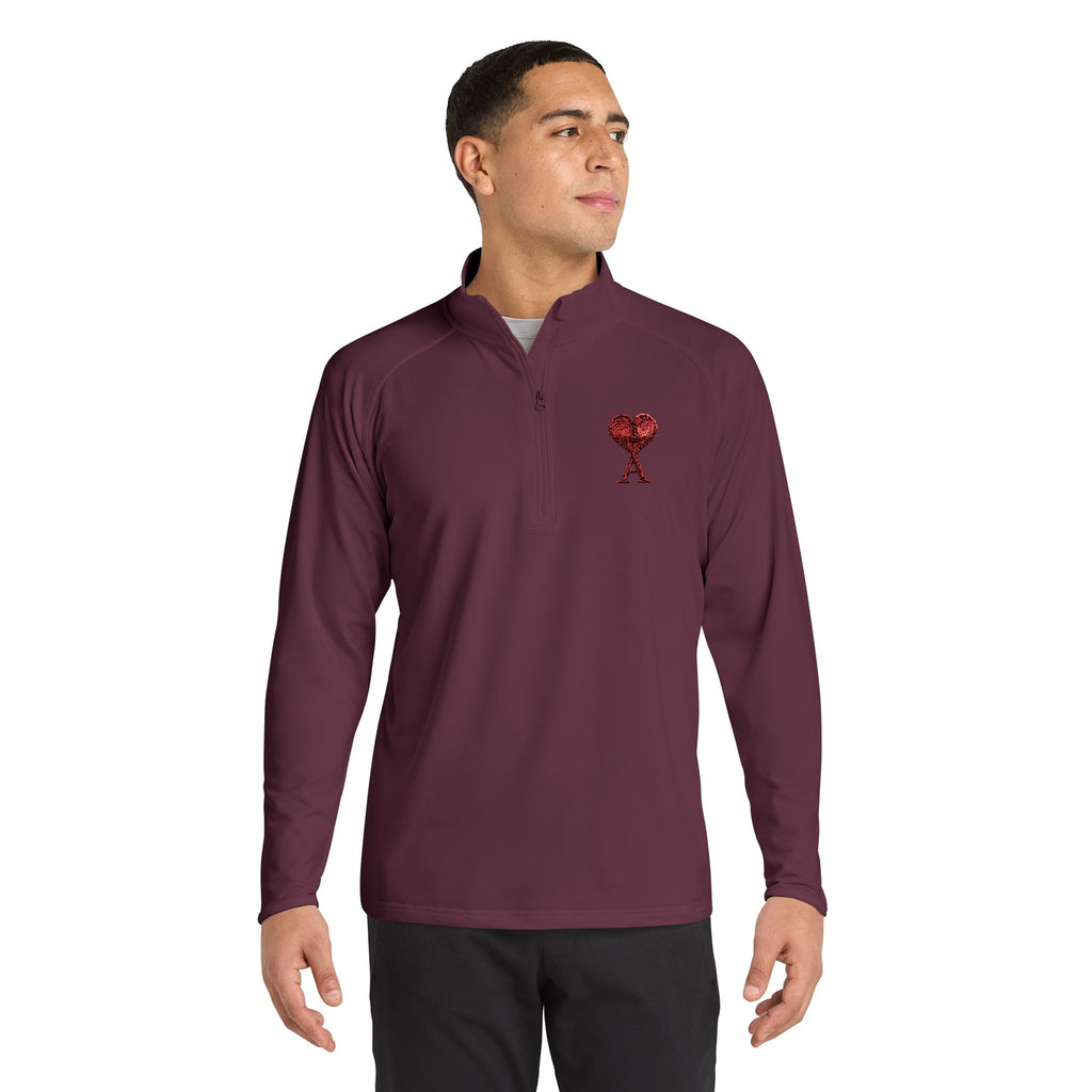 AMOUR Quarter-Zip Pullover