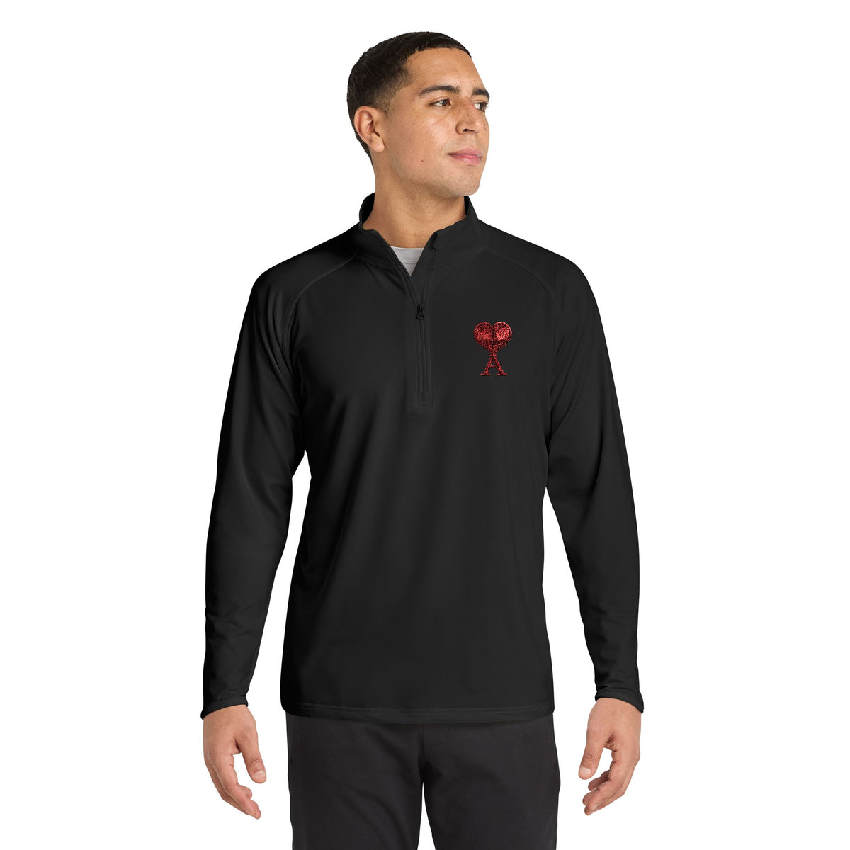 AMOUR Quarter-Zip Pullover