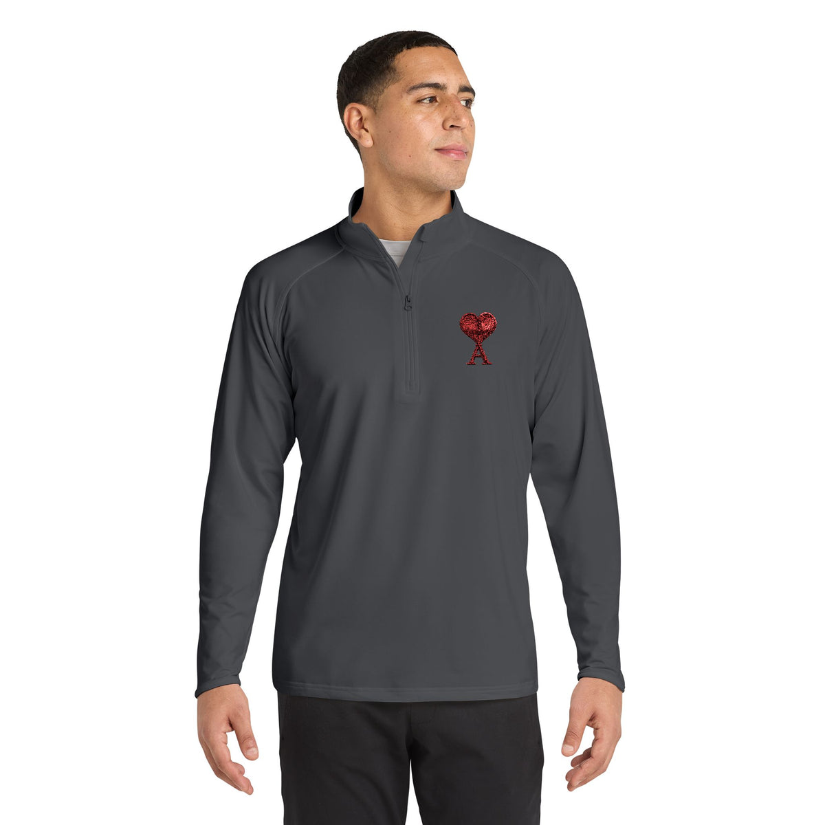 AMOUR Quarter-Zip Pullover