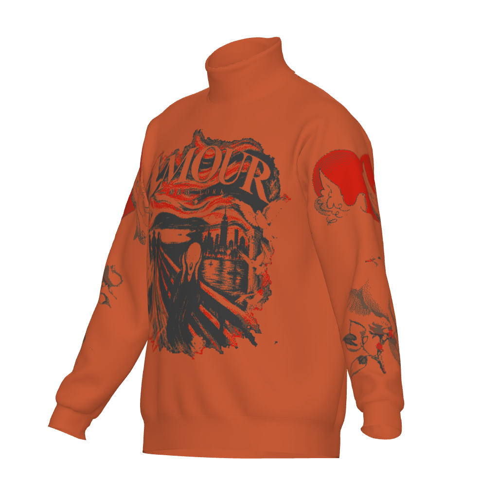 The Scream Unisex Turtle Neck Sweater