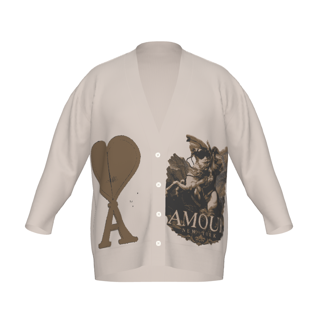 Napoleon  Unisex Plus Size Cardigan
