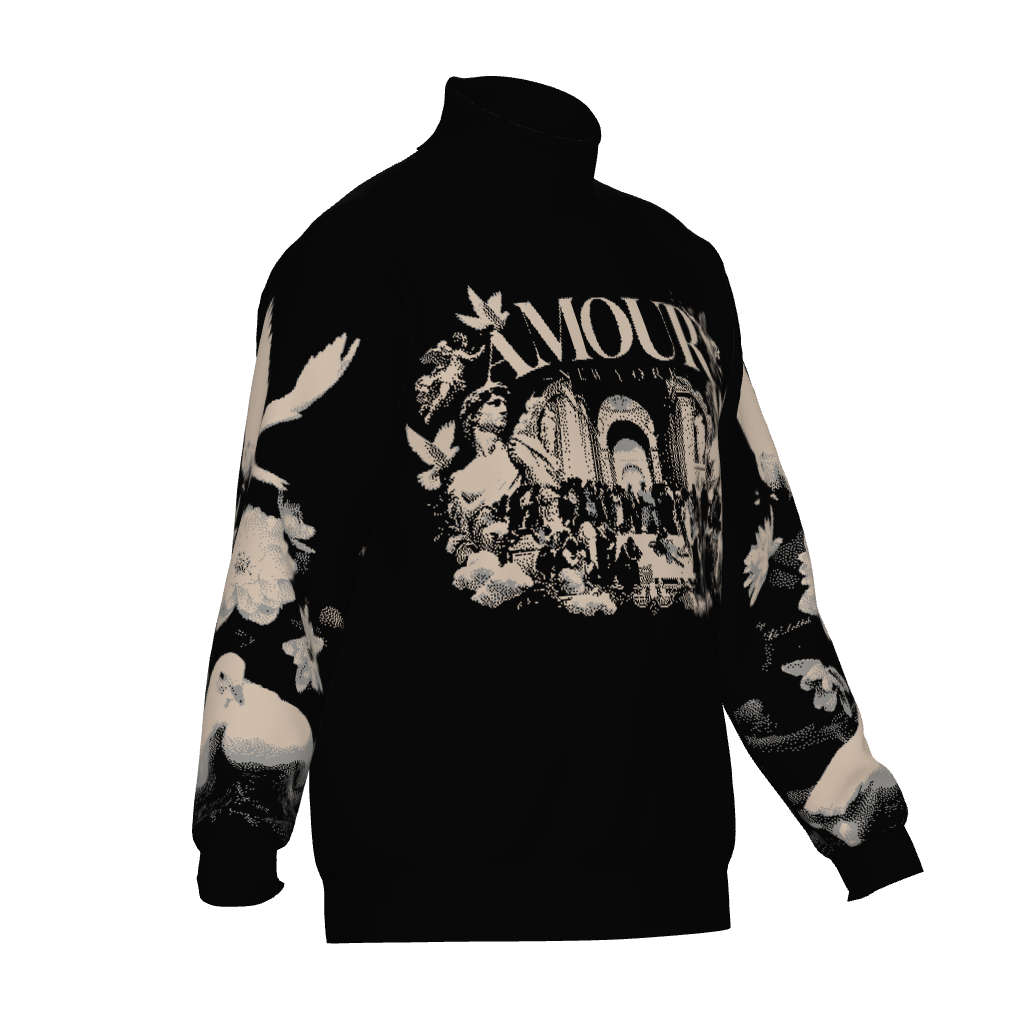 School of Athens by Rafael Unisex Turtle Neck Sweater