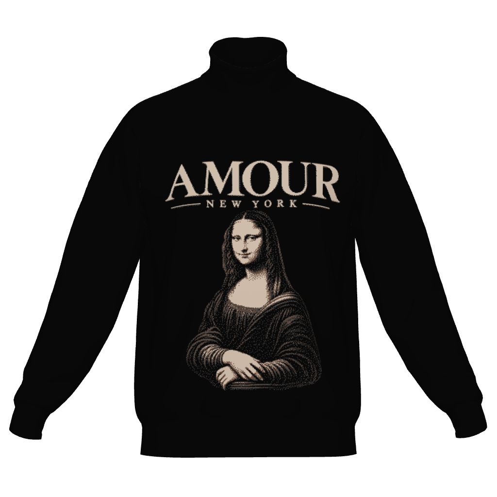 MONA LISA Unisex Turtle Neck Sweater