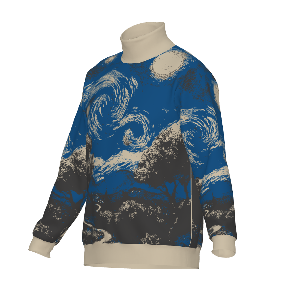 Van Gogh Unisex Turtle Neck Sweater