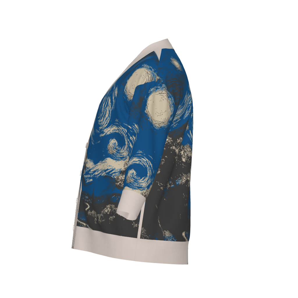 VAN GOGH Unisex Plus Size Cardigan