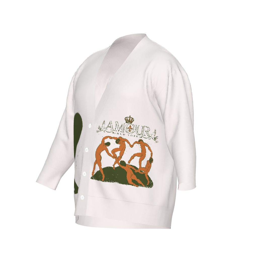 THE DANCE Unisex Plus Size Cardigan