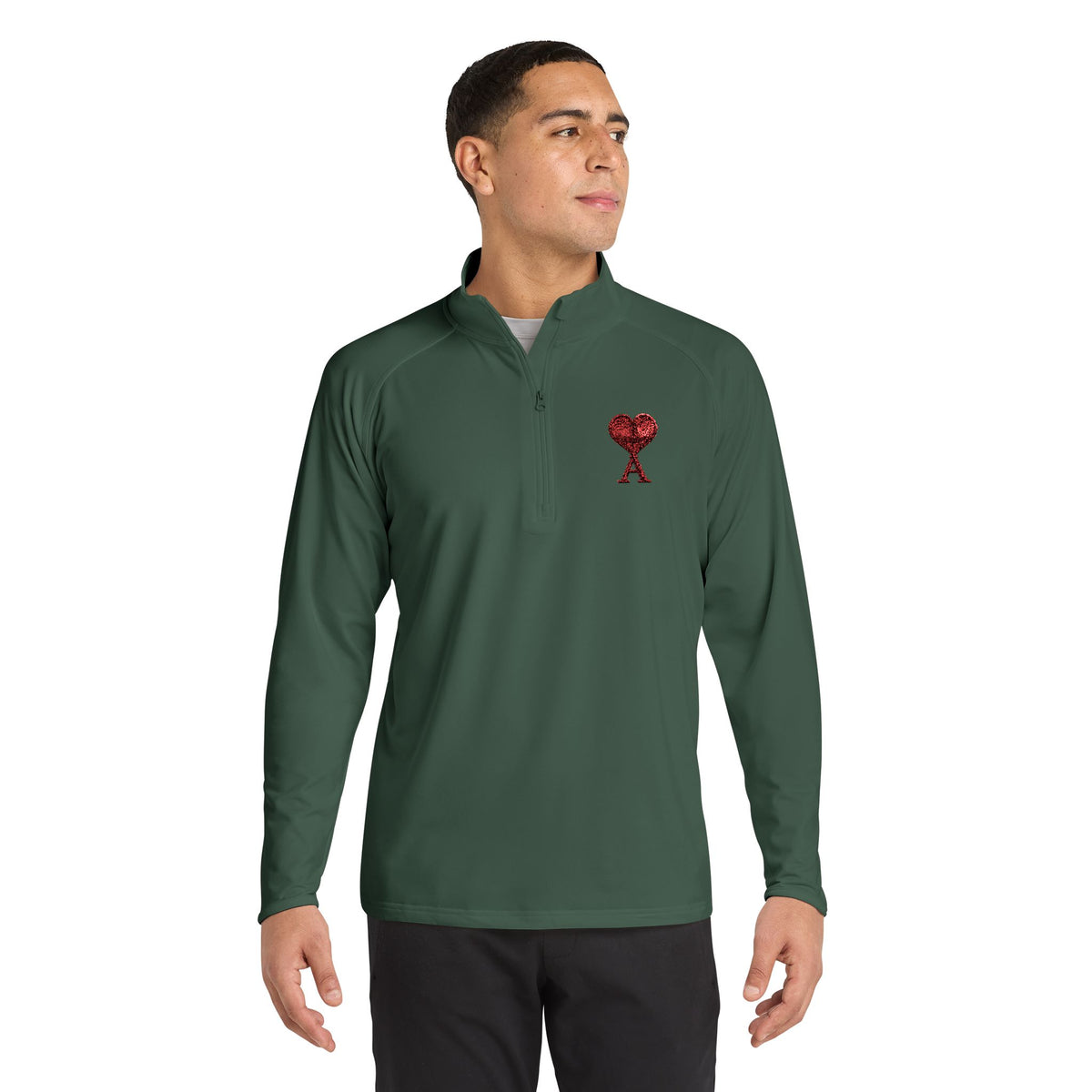 AMOUR Quarter-Zip Pullover