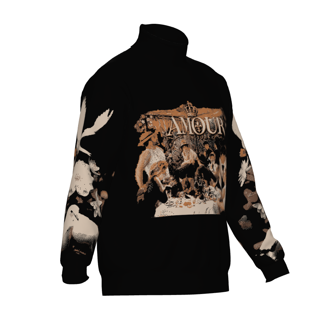 luncheon the bloating part Unisex Turtle Neck Sweater