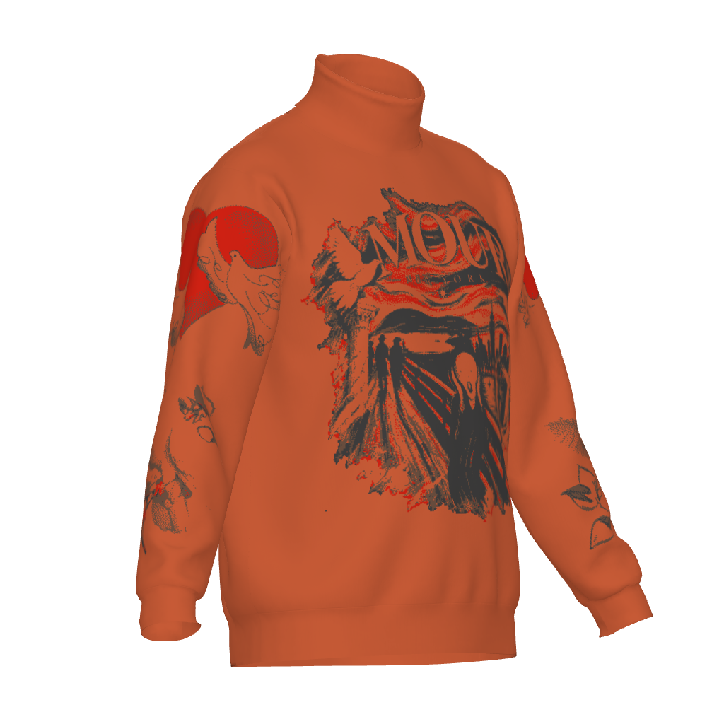 The Scream Unisex Turtle Neck Sweater