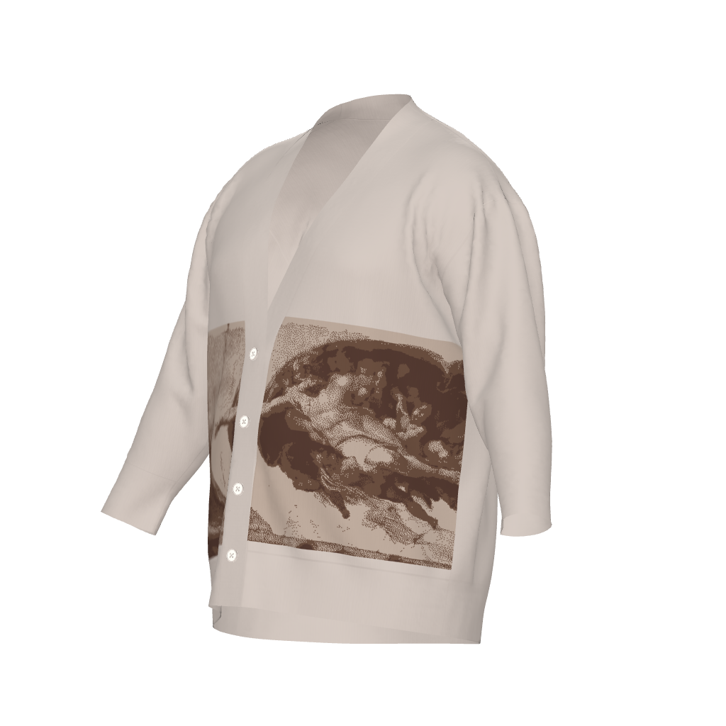 MICHEAL ANGELO THE BIRTH OF ADAM Unisex Plus Size Cardigan