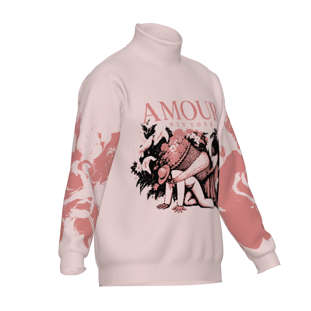 The Flower Carrier Unisex Turtle Neck Sweater
