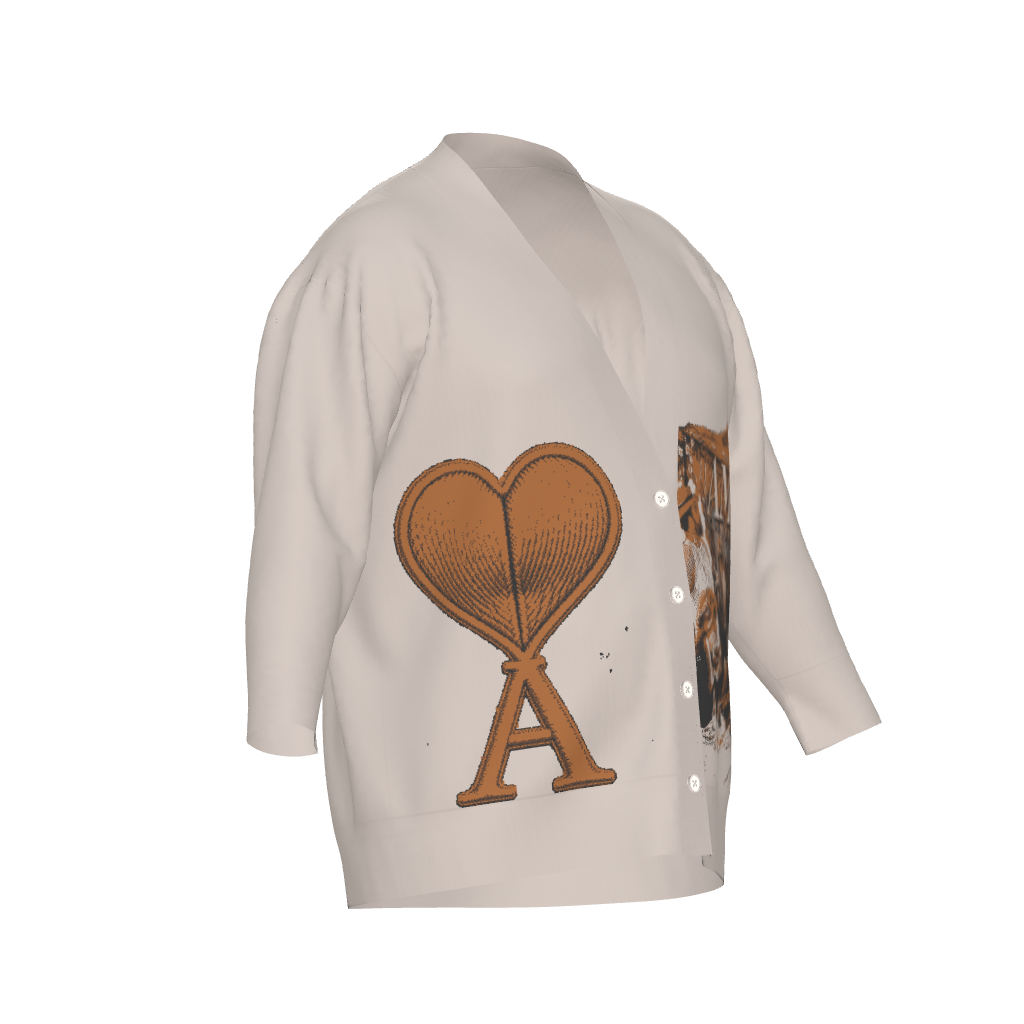Luncheon on the Boating Party Unisex Plus Size Cardigan