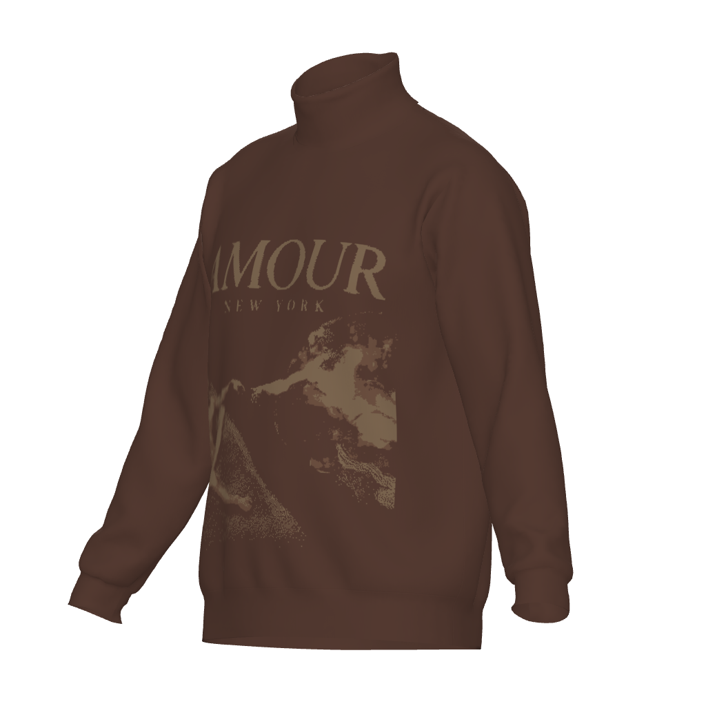 MICHEAL ANGELO Unisex Turtle Neck Sweater