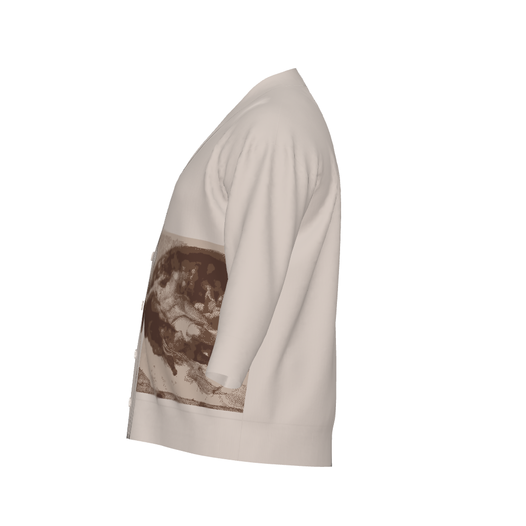 MICHEAL ANGELO THE BIRTH OF ADAM Unisex Plus Size Cardigan