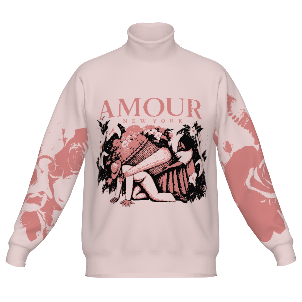 The Flower Carrier Unisex Turtle Neck Sweater
