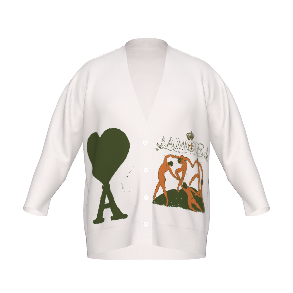 THE DANCE Unisex Plus Size Cardigan