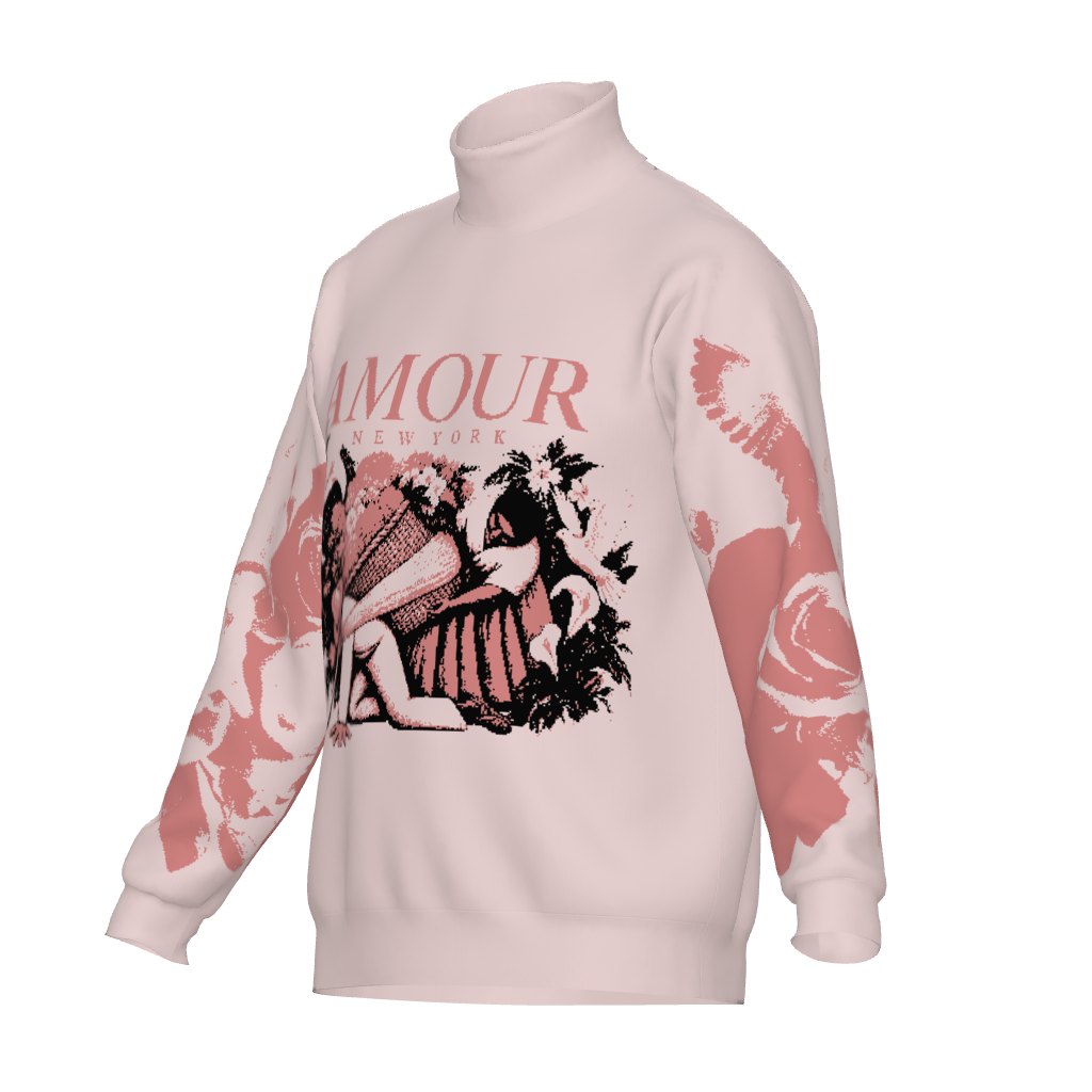 The Flower Carrier Unisex Turtle Neck Sweater