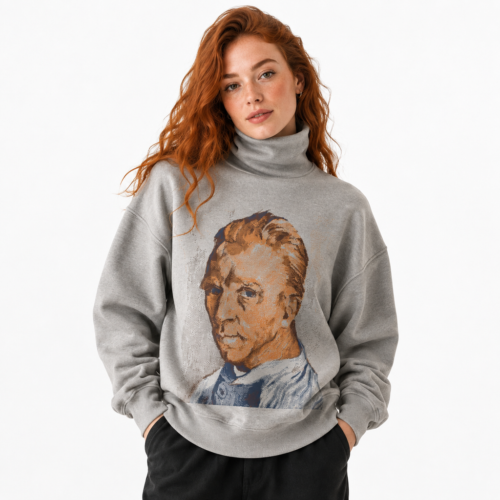 VAN GOGH Unisex Turtle Neck Sweater