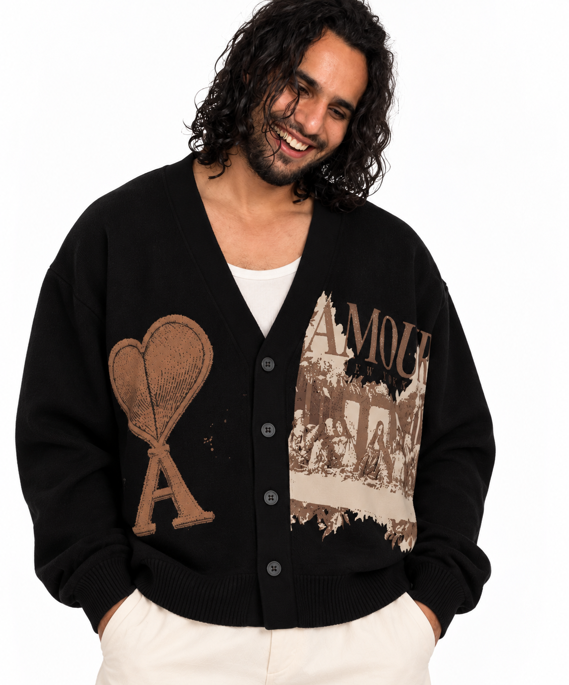 THE LAST SUPPER Unisex Plus Size Cardigan
