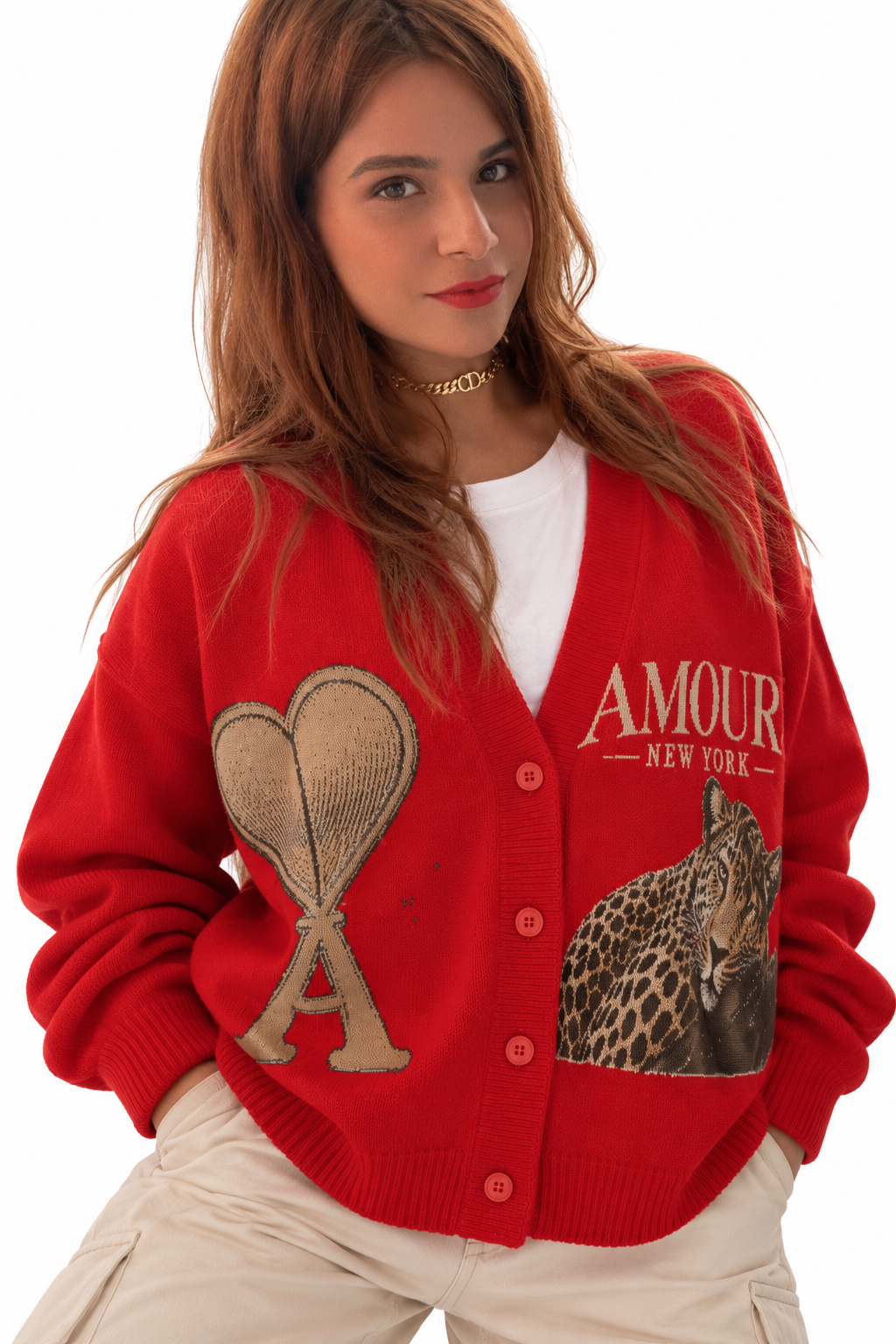 BRITTANY Unisex Plus Size Cardigan