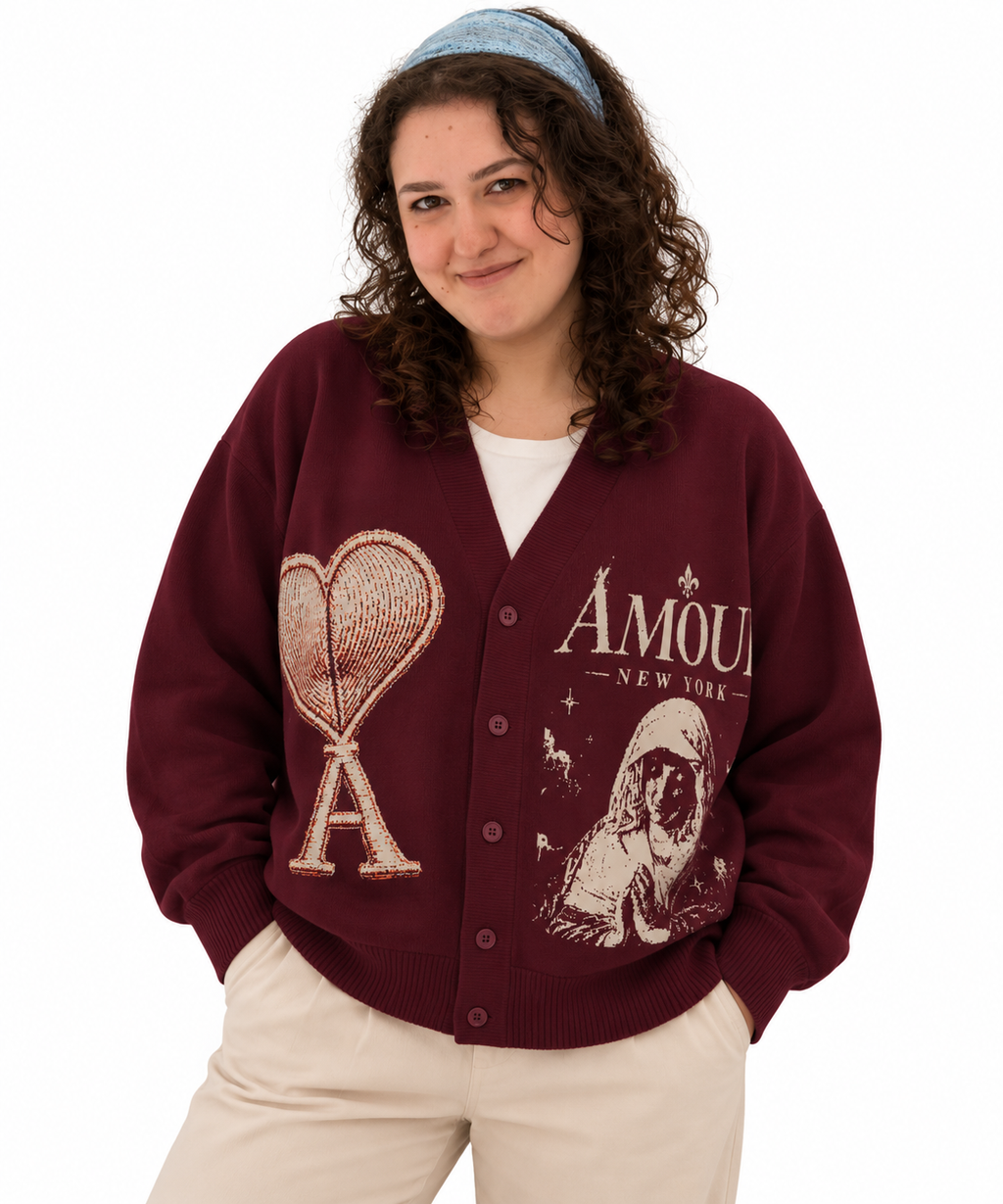 NICOLE Unisex Plus Size Cardigan