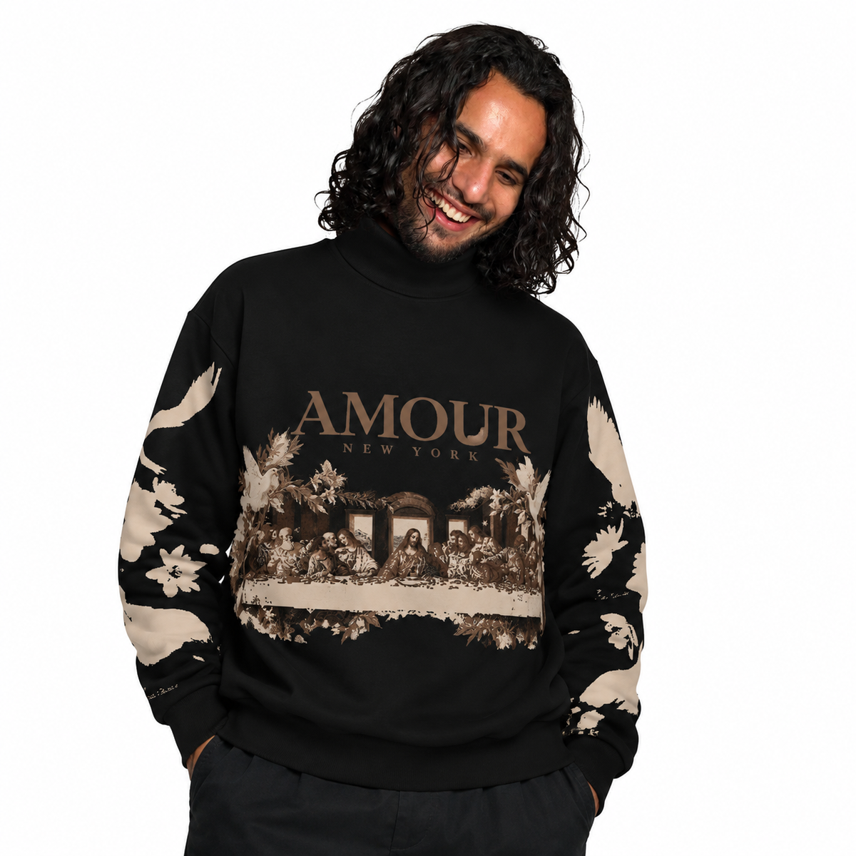 The Last Supper Unisex Turtle Neck Sweater