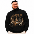 dogs playing poker Unisex Turtle Neck Sweater