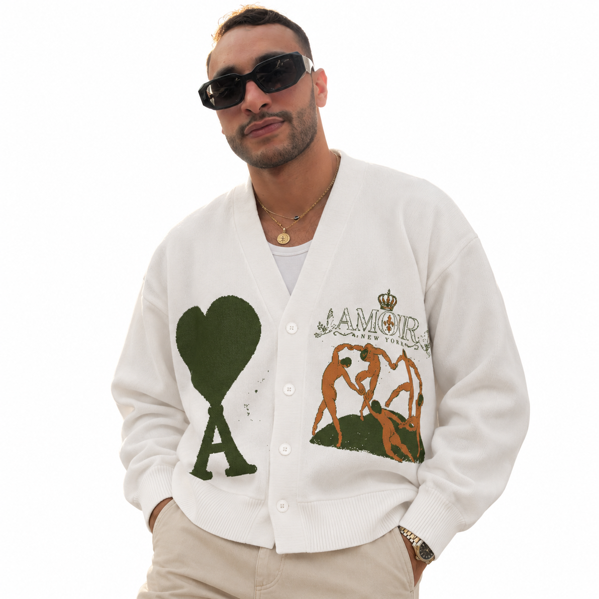 THE DANCE Unisex Plus Size Cardigan