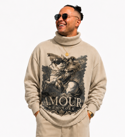 Napoleon Unisex Turtle Neck Sweater