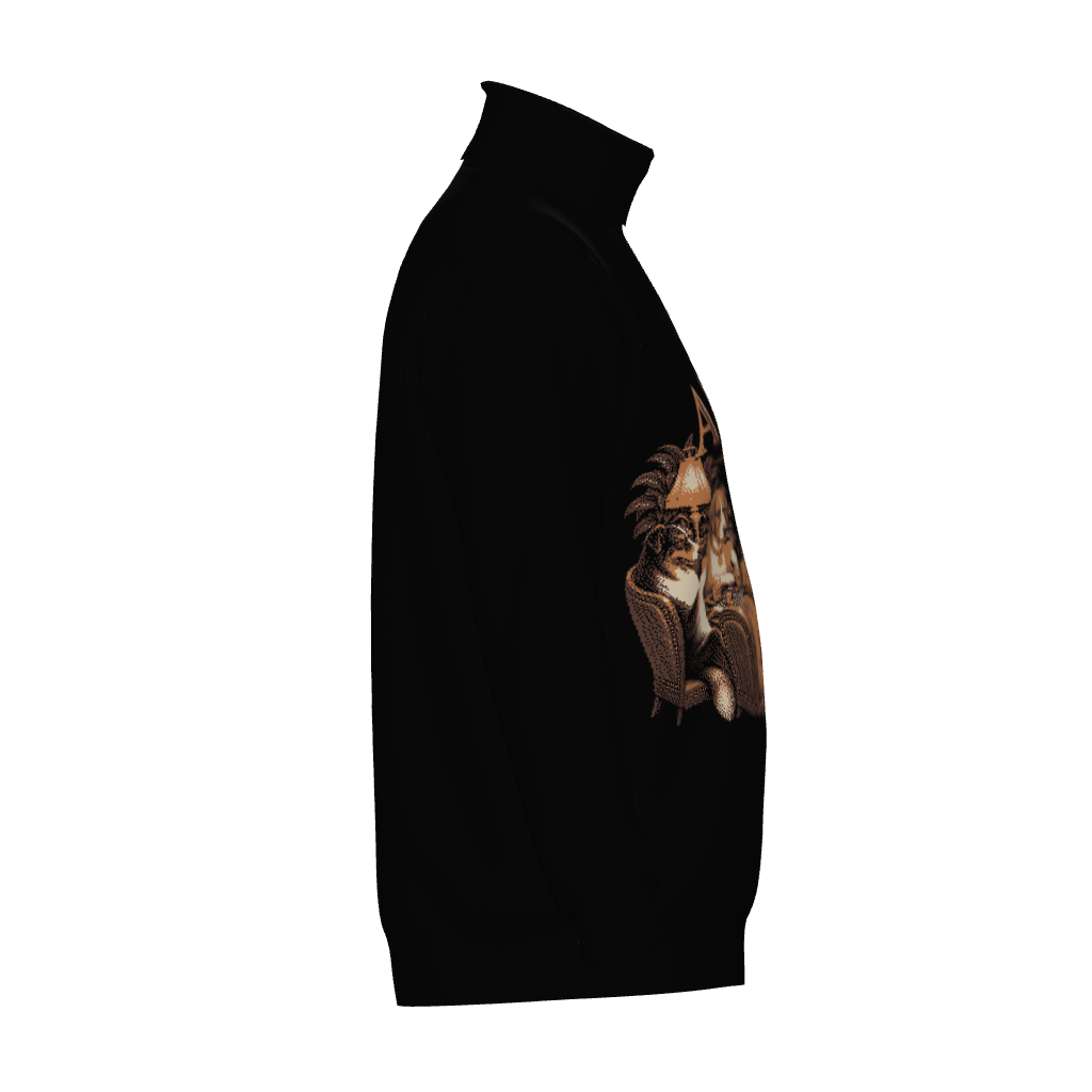 dogs playing poker Unisex Turtle Neck Sweater