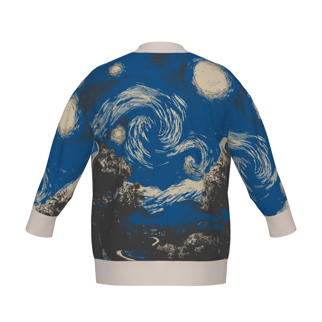VAN GOGH Unisex Plus Size Cardigan