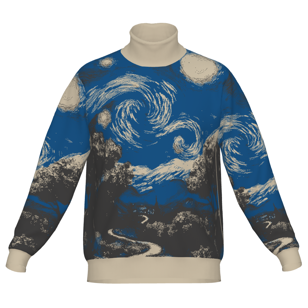 Van Gogh Unisex Turtle Neck Sweater