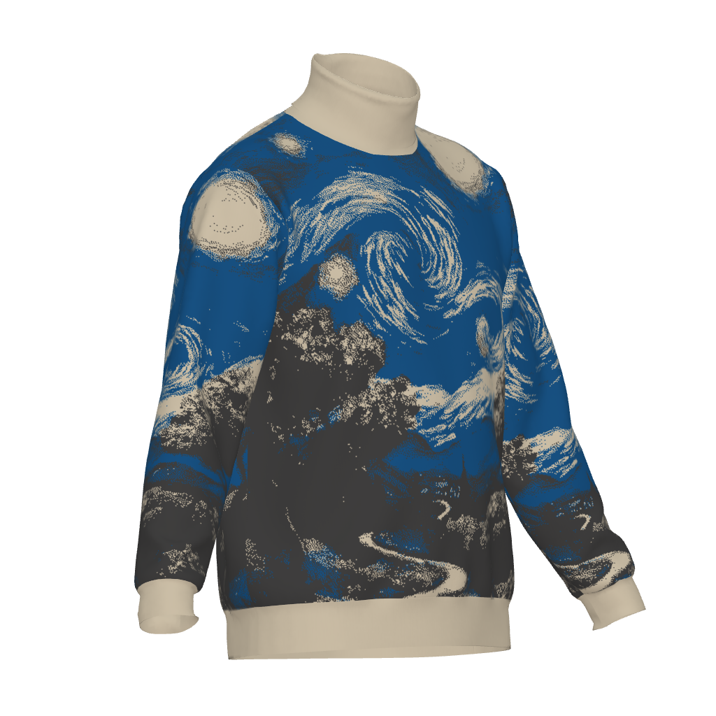 Van Gogh Unisex Turtle Neck Sweater