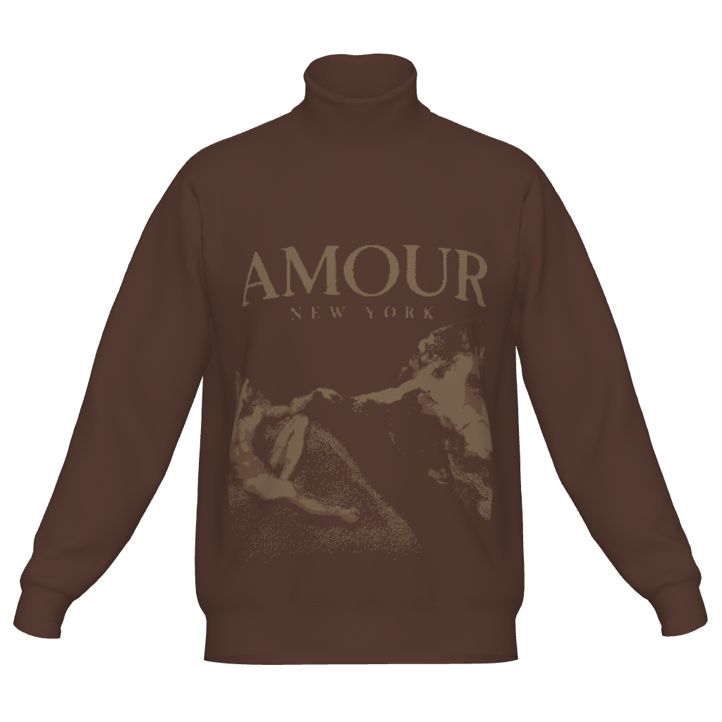 MICHEAL ANGELO Unisex Turtle Neck Sweater